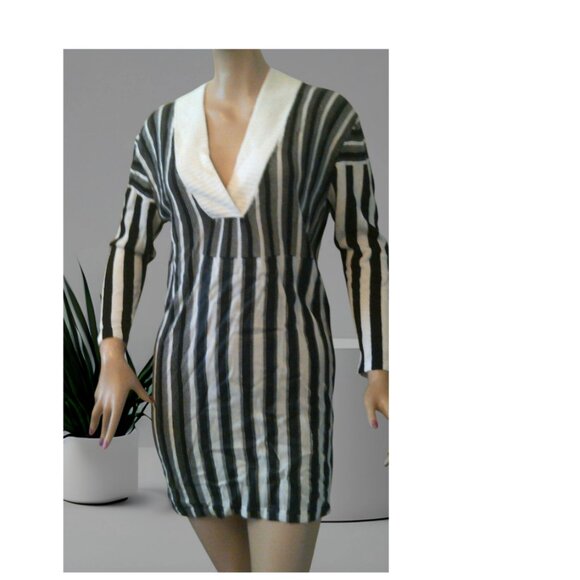 TIGER OF SWEDEN Black/White Sweater/Mini Women's Small - Picture 1 of 4